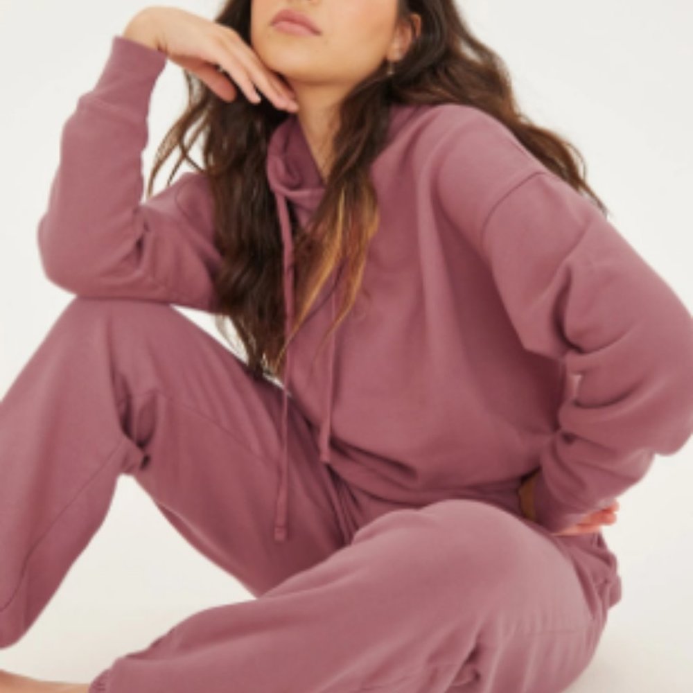 Girlfriend Collective Mauve Hoodie- LIKE NEW!